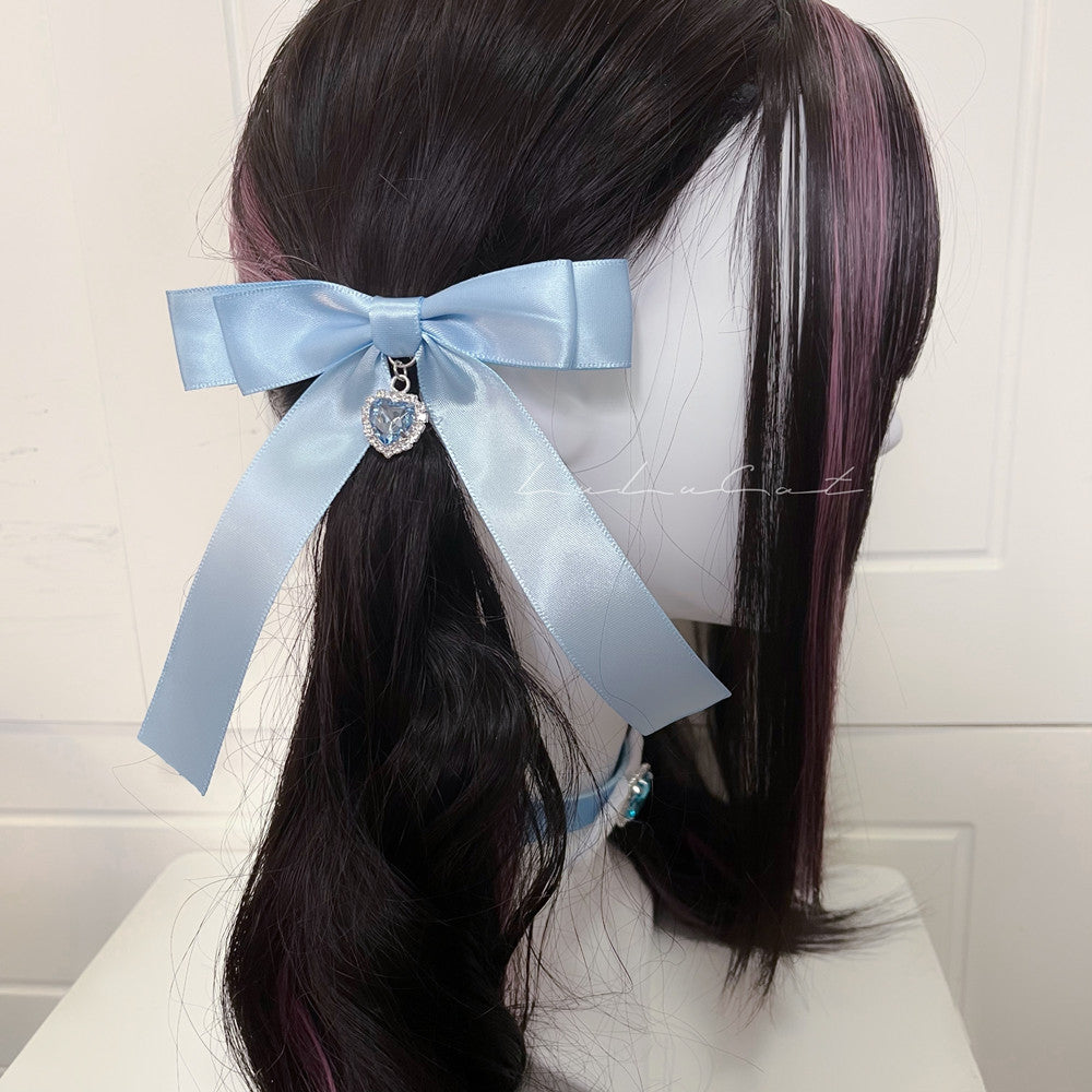 ♡ Heart Bow Clips ♡