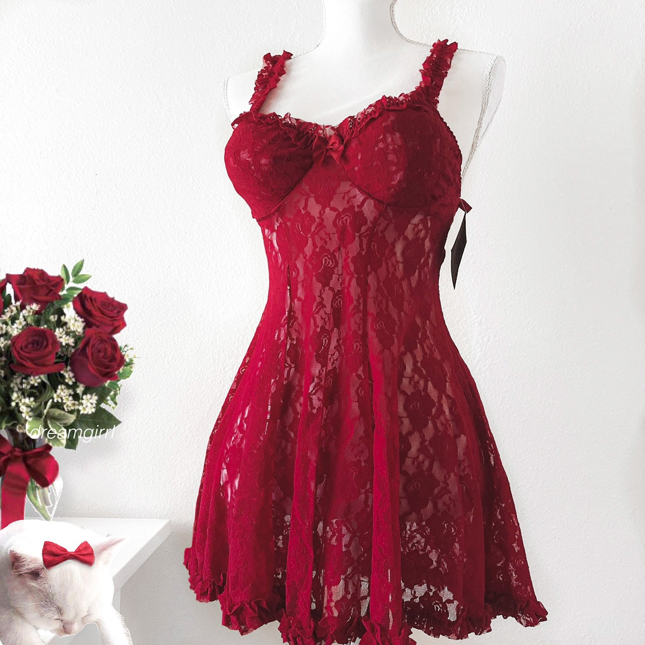 ♡ Lace rose dress ♡