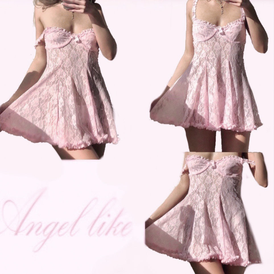 ♡ Lace rose dress ♡