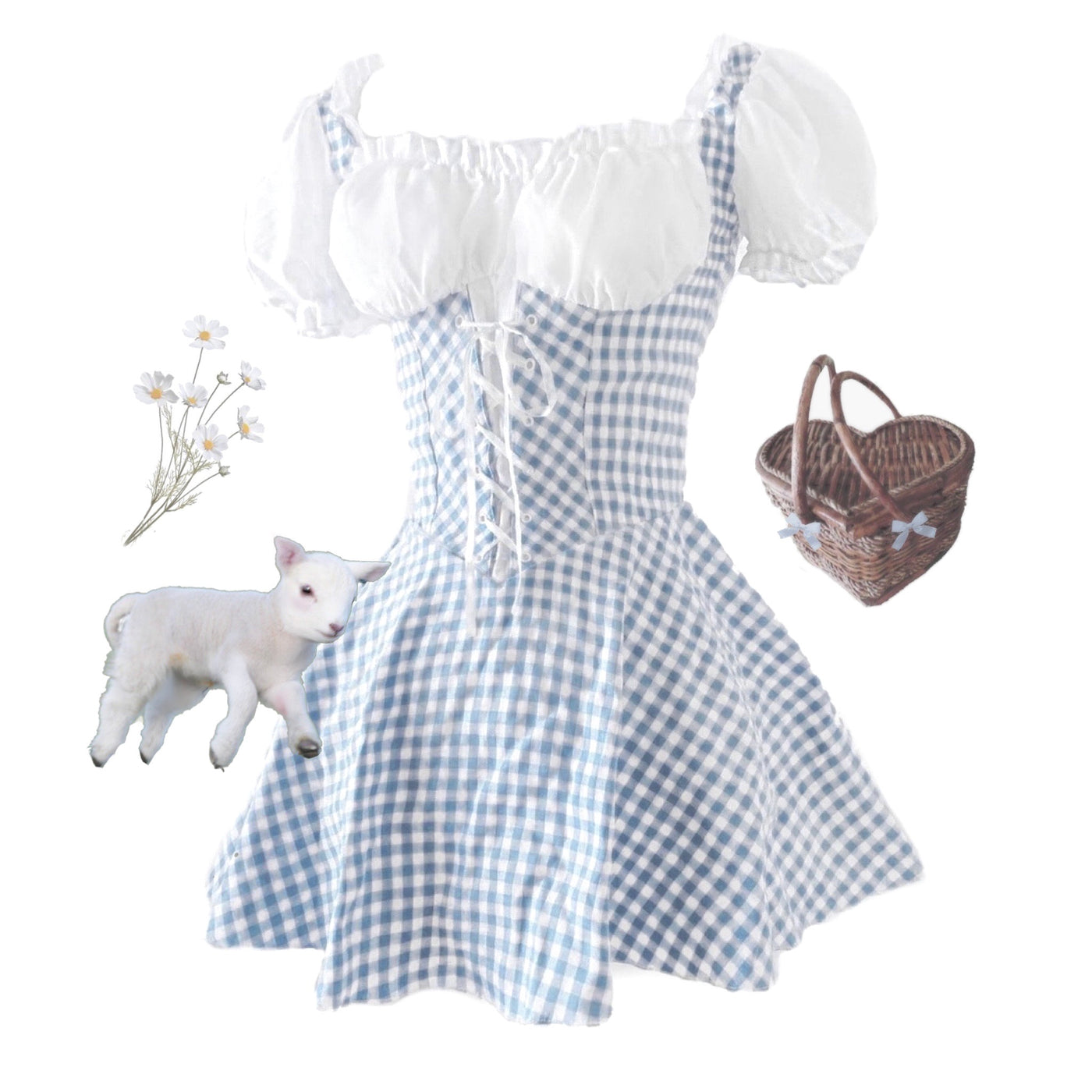 ♡ Farmers Daughter Blue Dress ♡