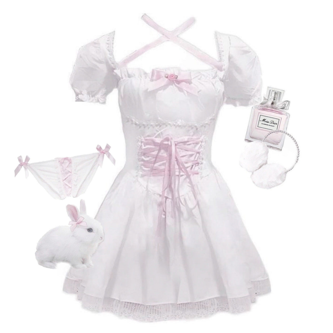 ♡ Winter Milkmaid Dress ♡