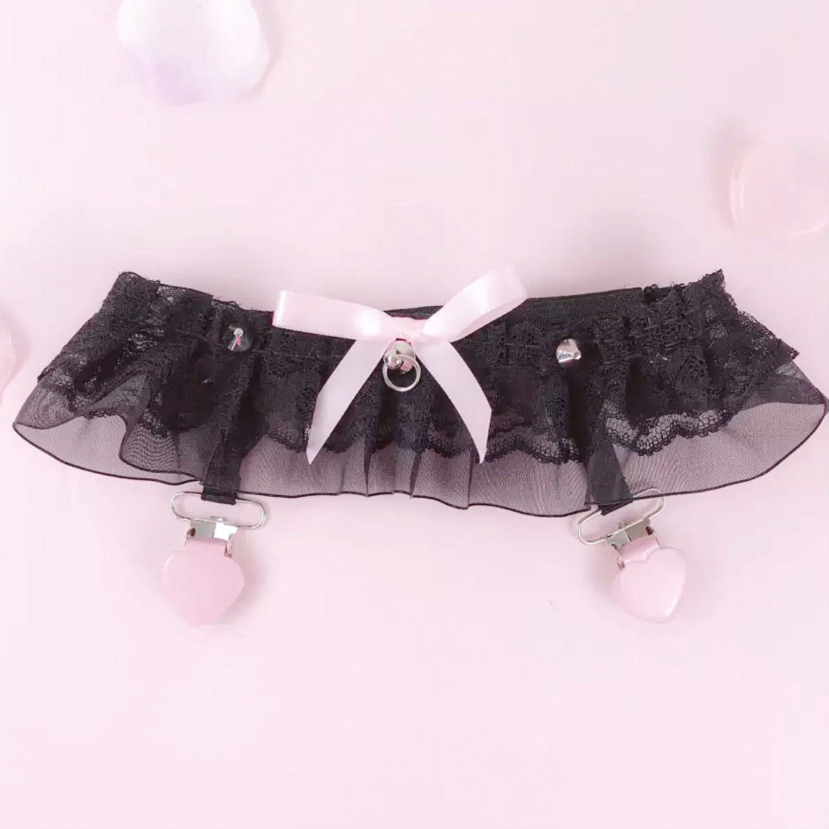 ♡ Lace heart thigh garter ♡