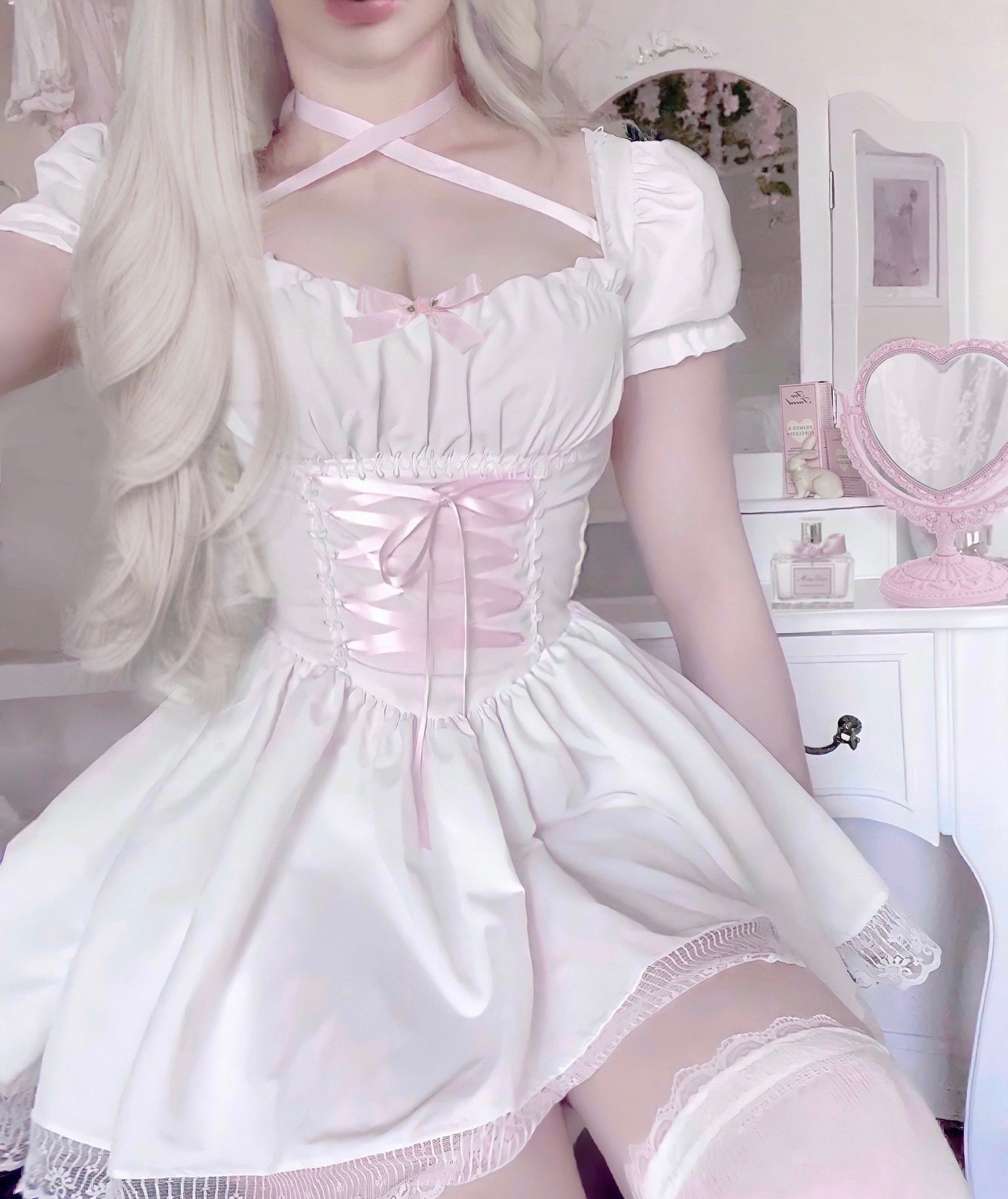 ♡ Winter Milkmaid Dress ♡