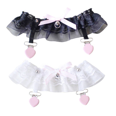 ♡ Lace heart thigh garter ♡